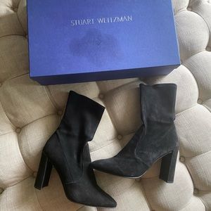 SW Clinger black suede size 10